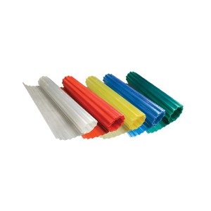 Rola alba ondulata din pvc cu insertie fibra sticla , 2x40 m , Rola 80 m2