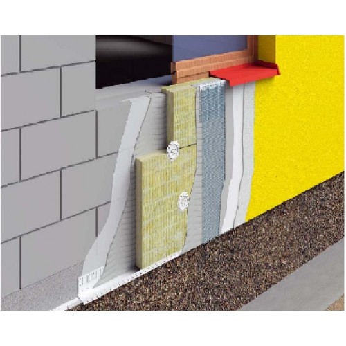Vata bazaltica fatada Frontrock MAX Plus 8 cm , Bax 3.60 m2