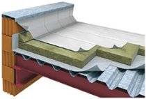 Vata Knaufinsulation SMARTroof Thermal 5 cm pentru acoperis tabla - tip terasa , m2