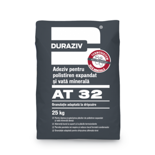 Adeziv AT 32 pentru vata/polistiren lipire si masa de spaclu , Sac 25 kg